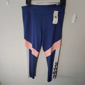 Adidas High waist athletic active‎ workout leggings size large new!!!